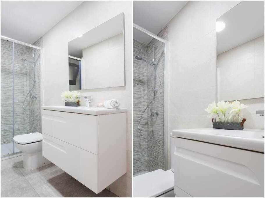 Apartamento Para 4 Con Terraza En El Centro Girona Esterno foto