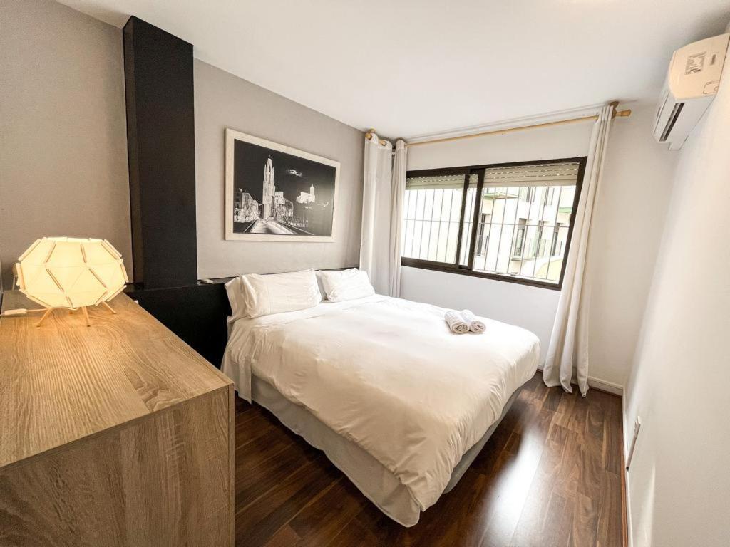 Apartamento Para 4 Con Terraza En El Centro Girona Esterno foto