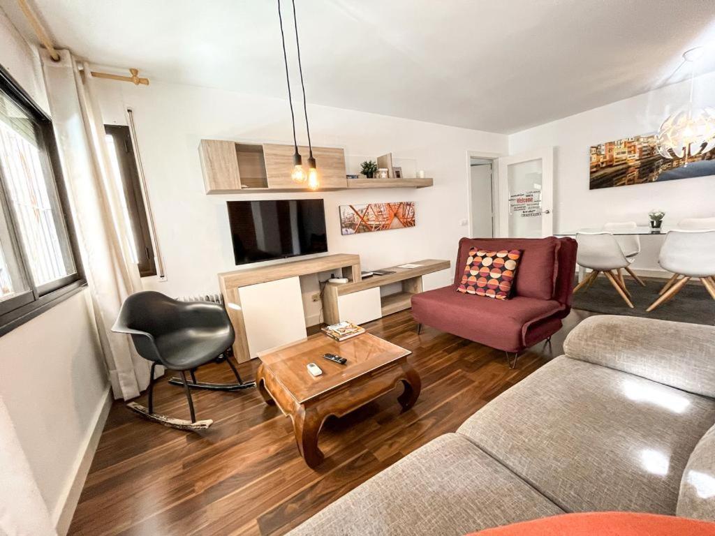 Apartamento Para 4 Con Terraza En El Centro Girona Esterno foto